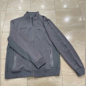 Calvin Klein grey zippered jacket